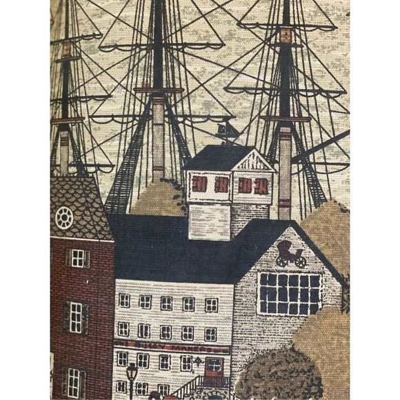 vintage table bouillotte lamp nautical shade - Picture 3 of 8